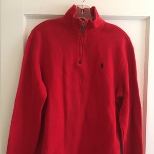 Ralph Lauren cotton quarter zip sweater